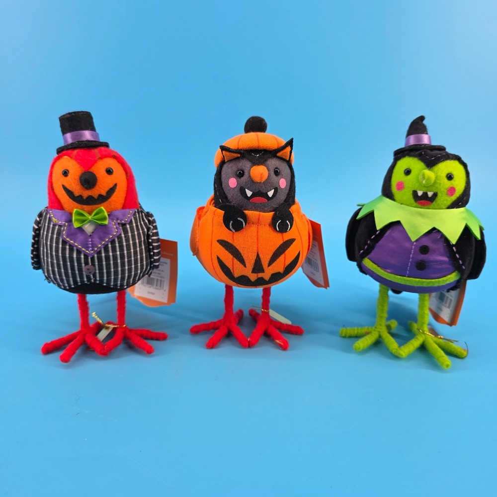 Target Hyde & EEK Halloween Birds Gourdon, Pawson, Spellma Featherly Friends
